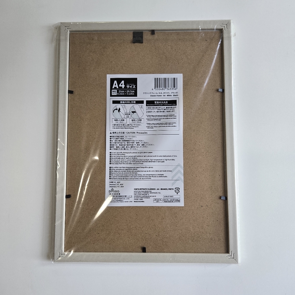 White A4 Photo Frame - Picture 6 of 6